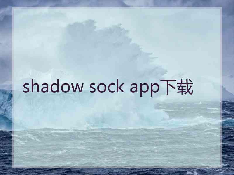 shadow sock app下载