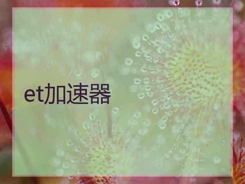 et加速器