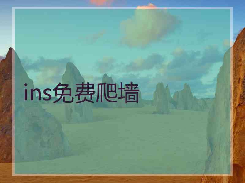 ins免费爬墙