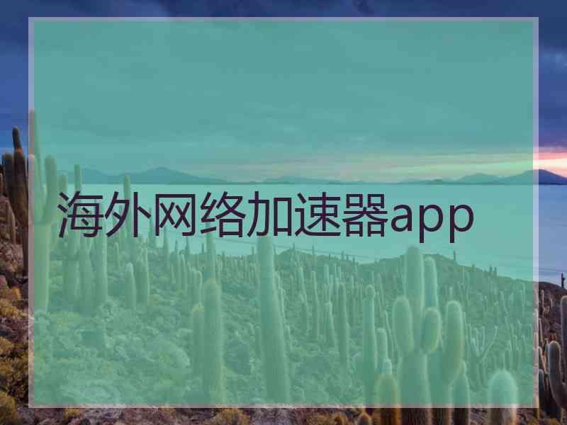 海外网络加速器app