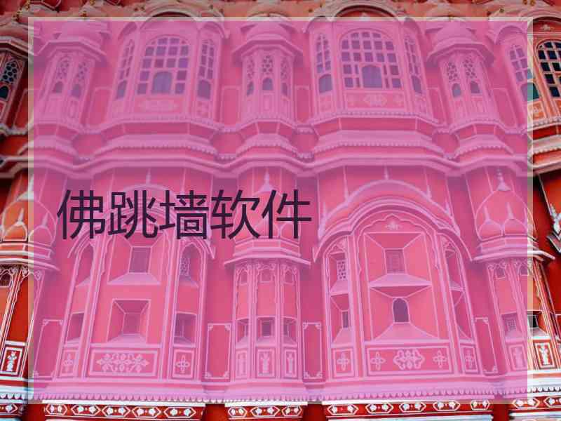 佛跳墙软件