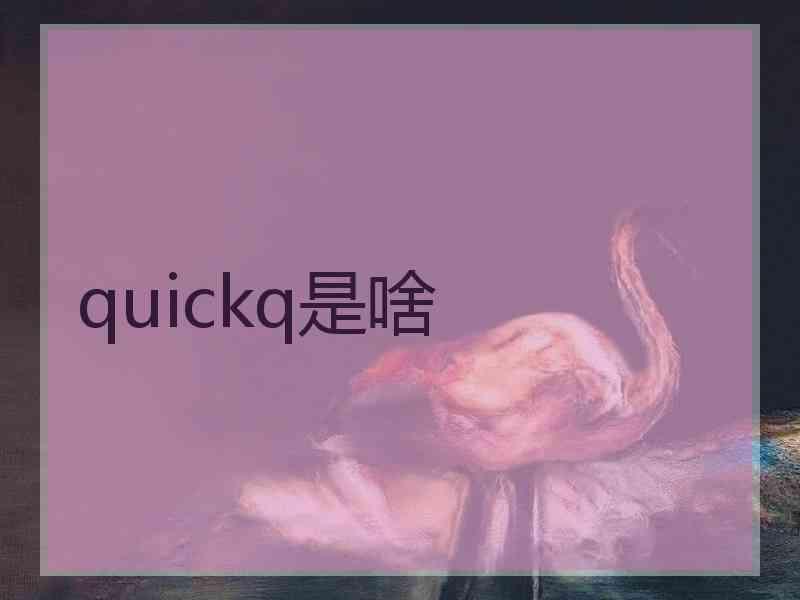 quickq是啥