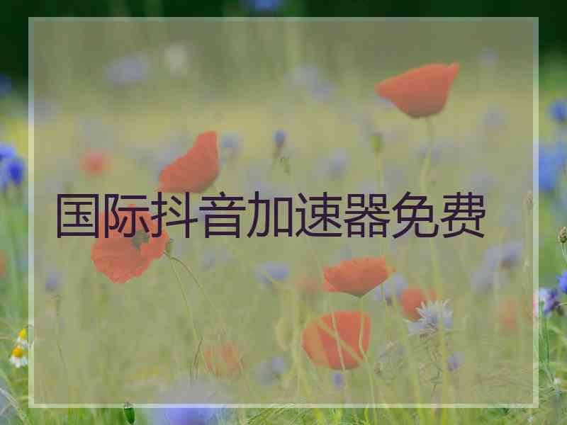 国际抖音加速器免费