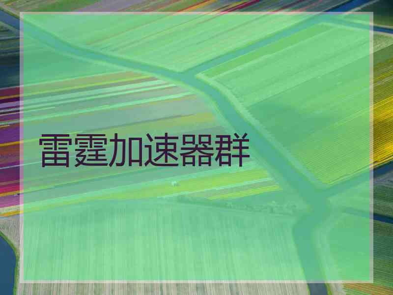 雷霆加速器群