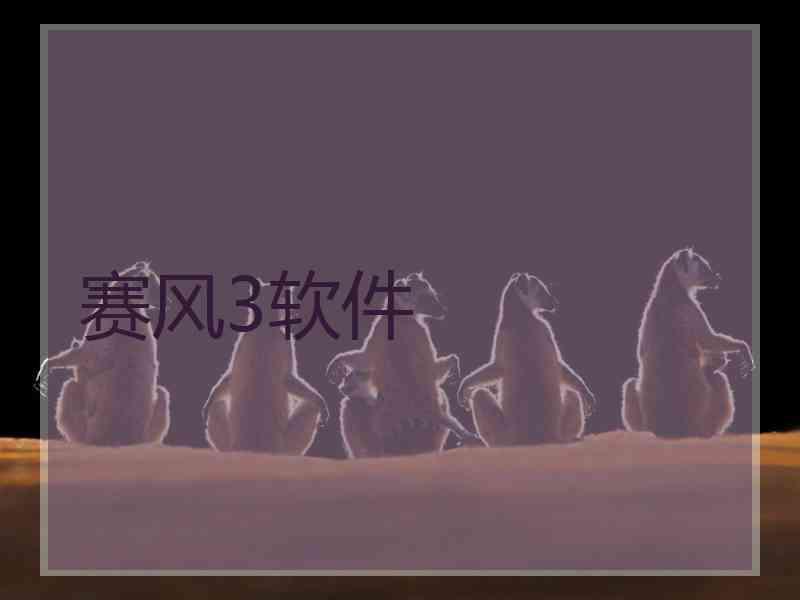 赛风3软件