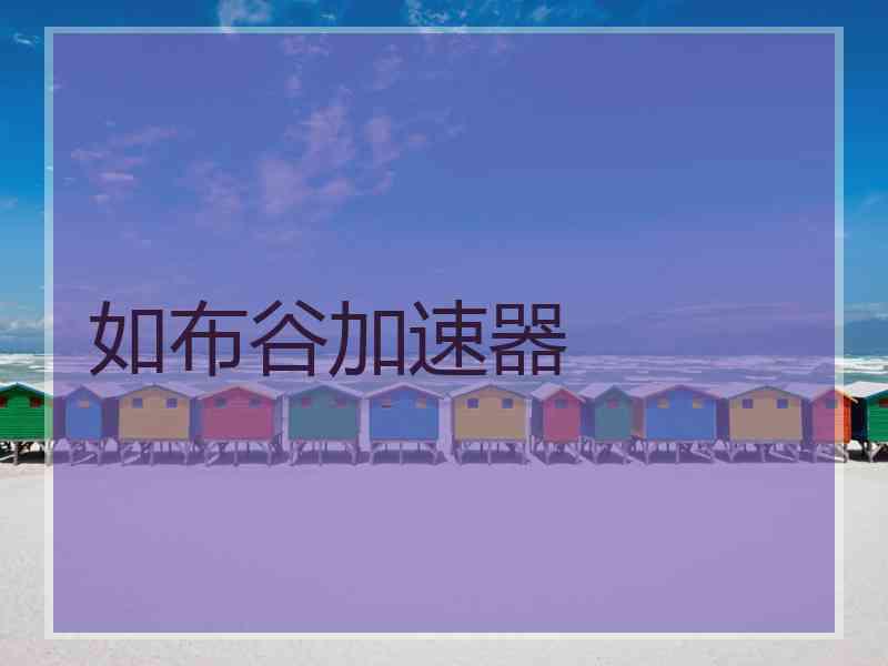 如布谷加速器
