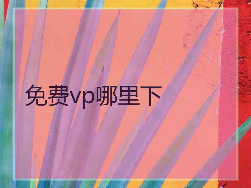 免费vp哪里下