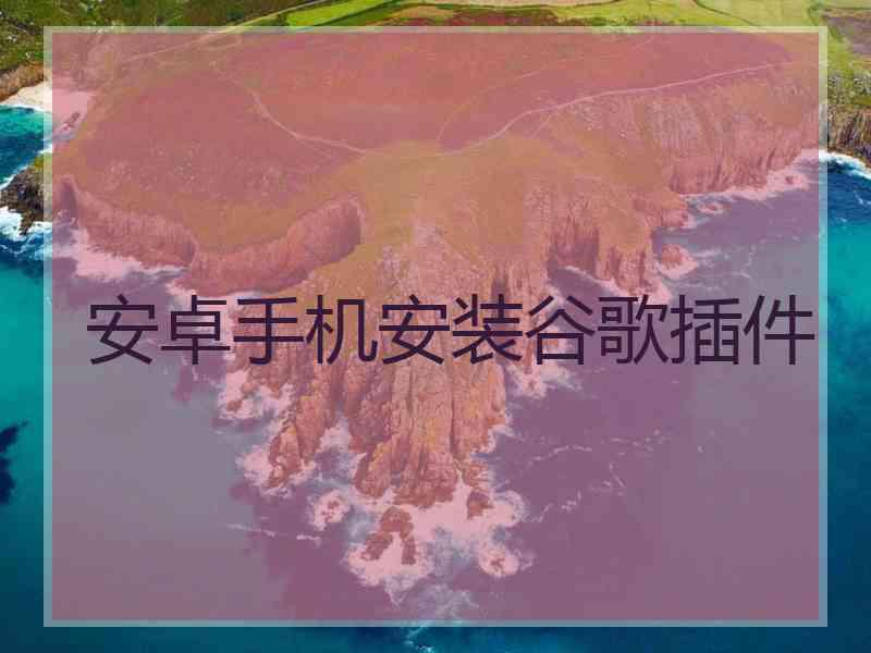 安卓手机安装谷歌插件