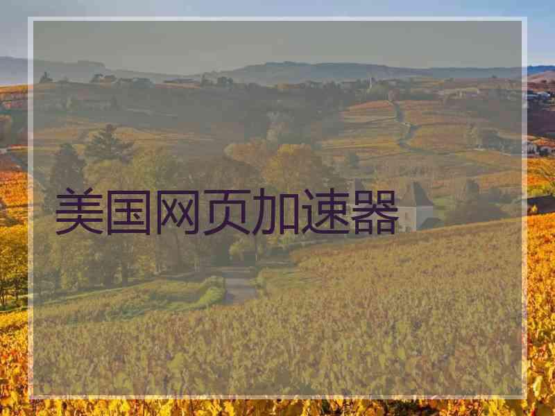 美国网页加速器