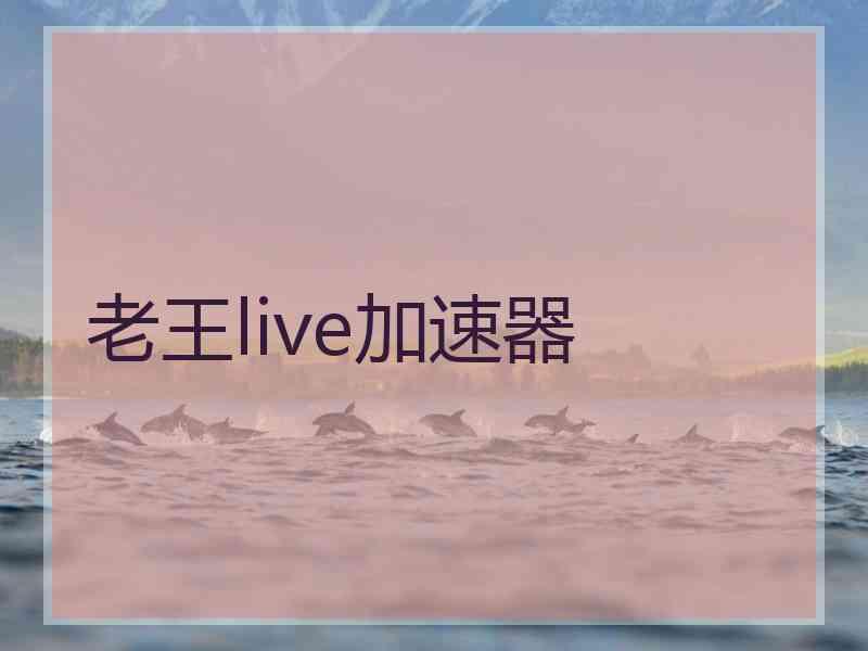 老王live加速器