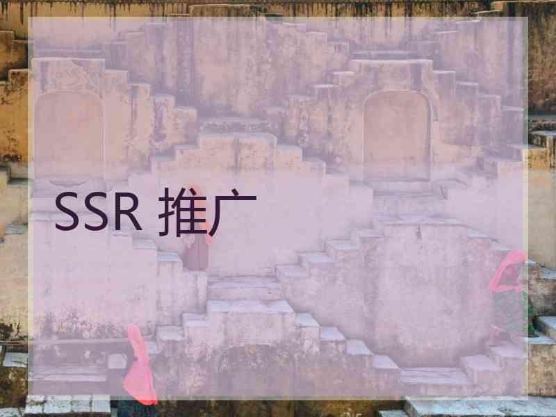 SSR 推广