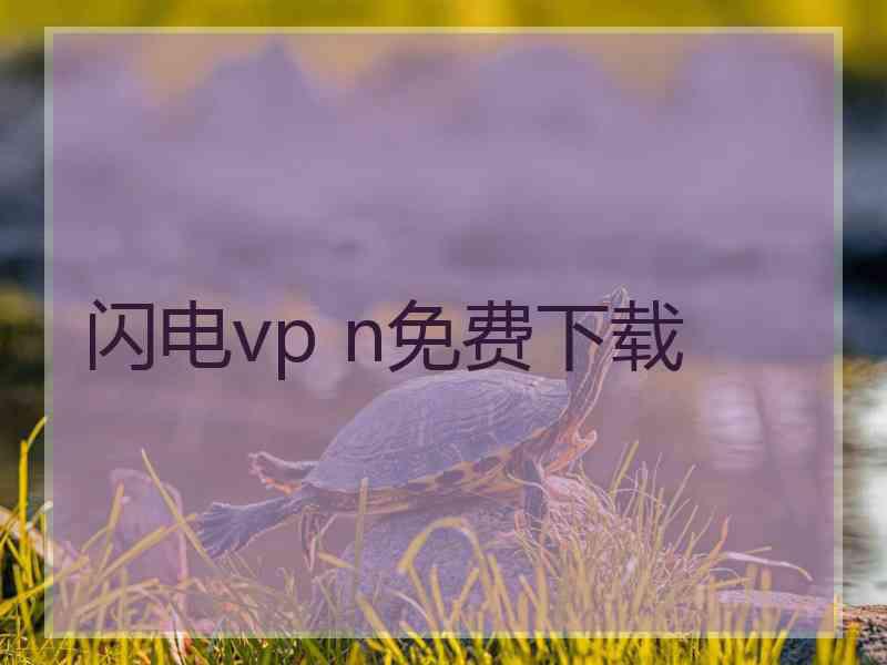 闪电vp n免费下载