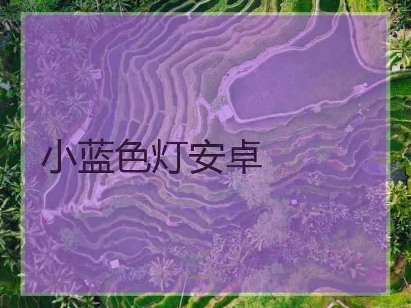 小蓝色灯安卓