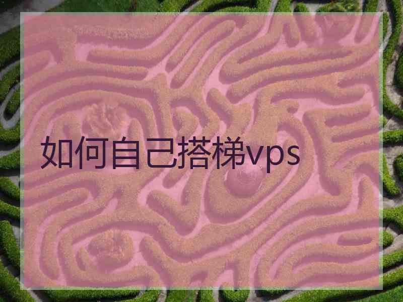 如何自己搭梯vps