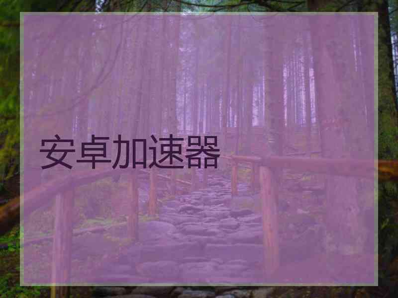 安卓加速器