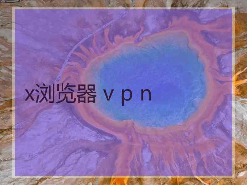 x浏览器 v p n