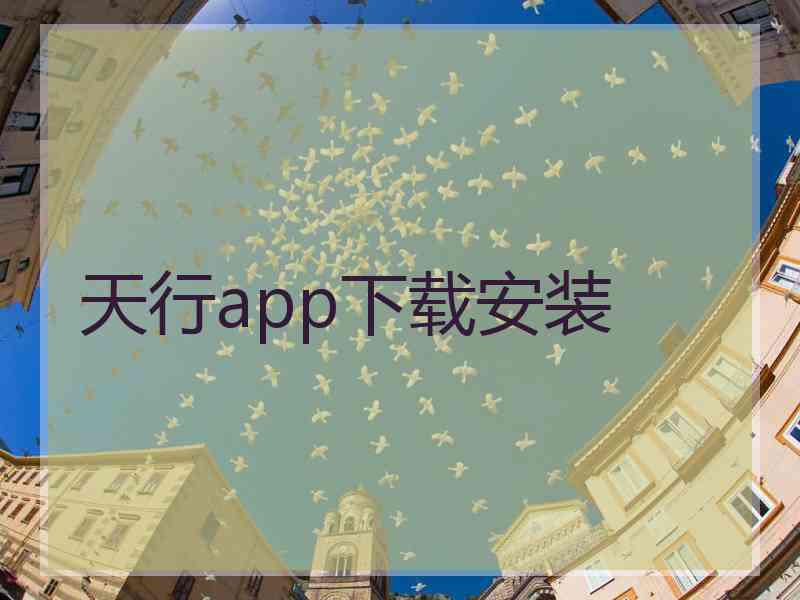 天行app下载安装