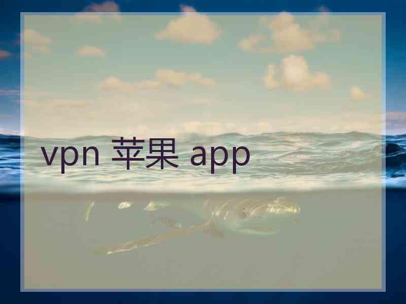 vpn 苹果 app