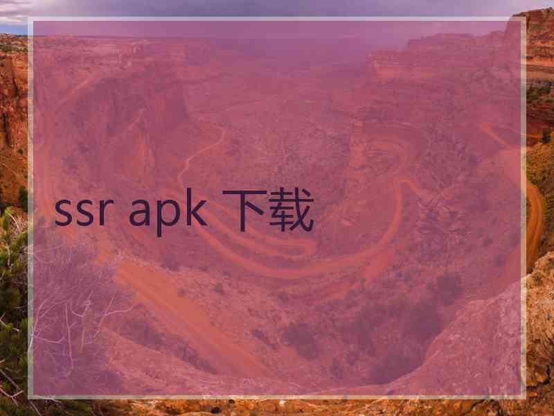 ssr apk 下载