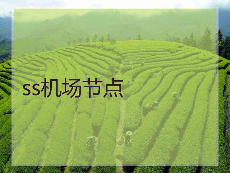 ss机场节点