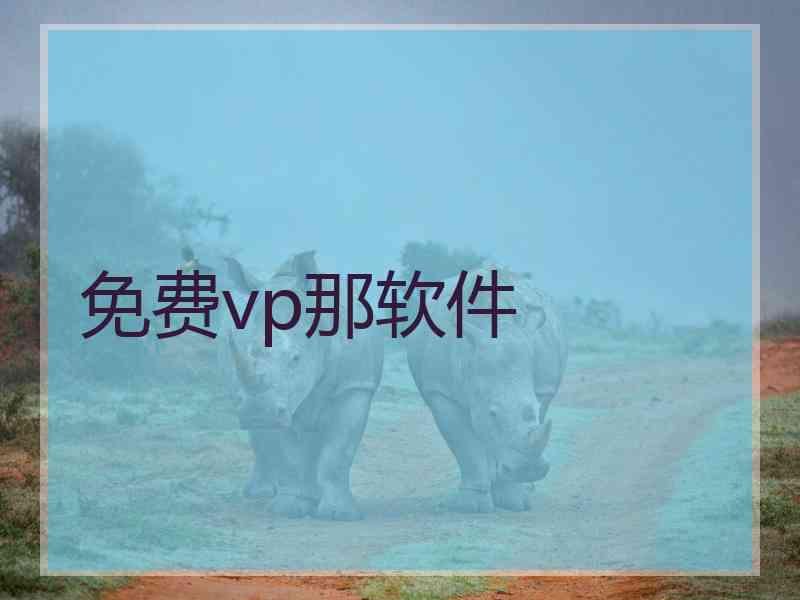 免费vp那软件