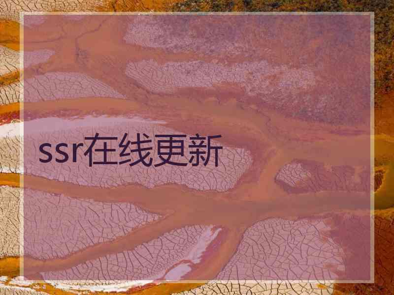 ssr在线更新