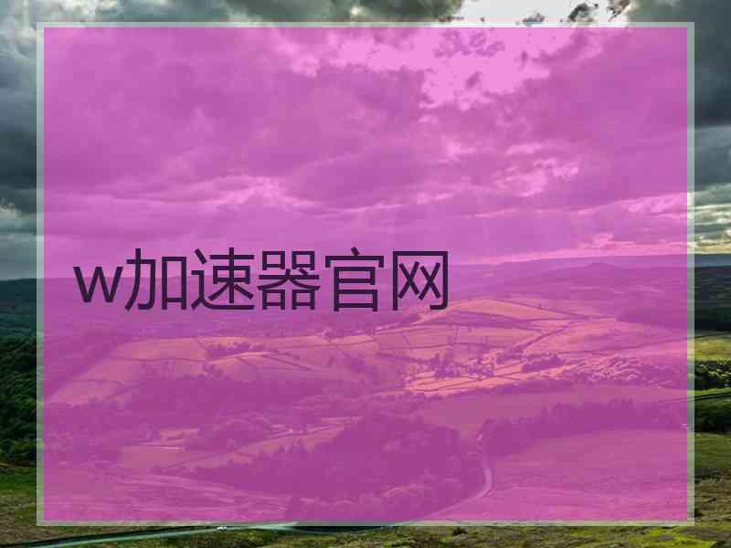 w加速器官网