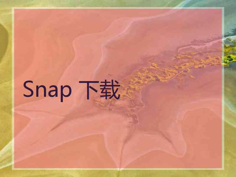 Snap 下载