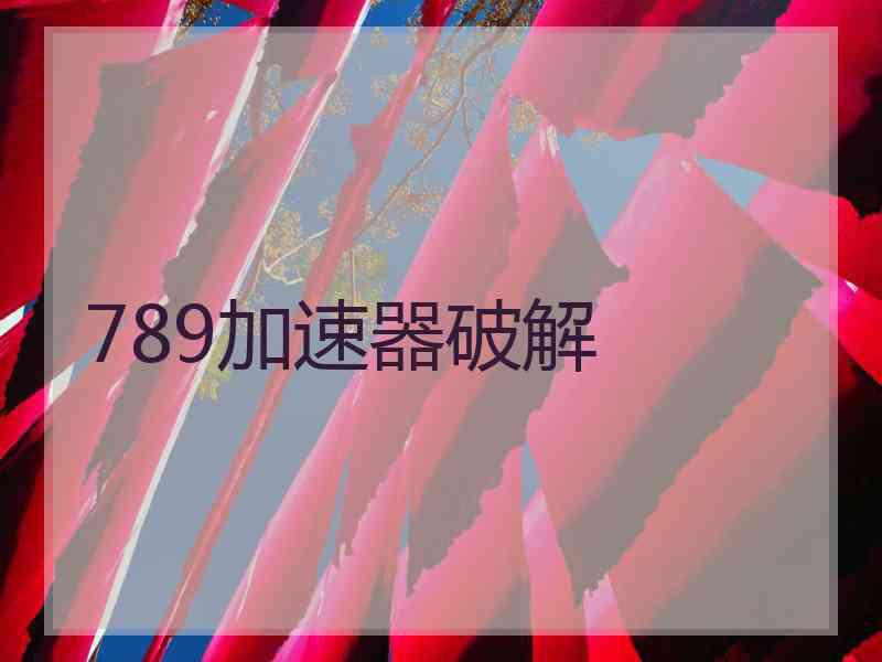 789加速器破解