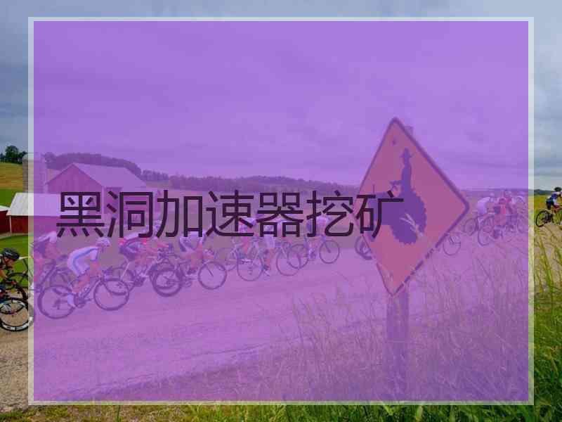 黑洞加速器挖矿
