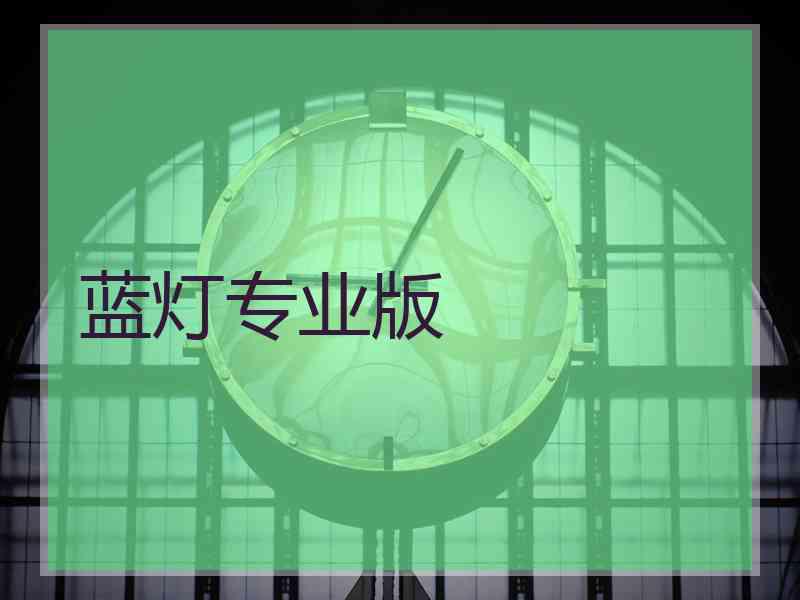 蓝灯专业版