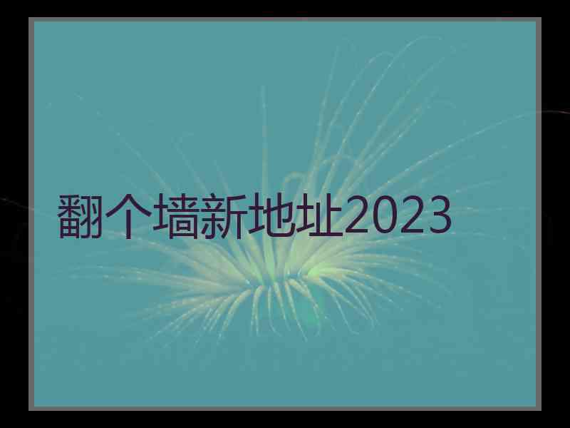 翻个墙新地址2023