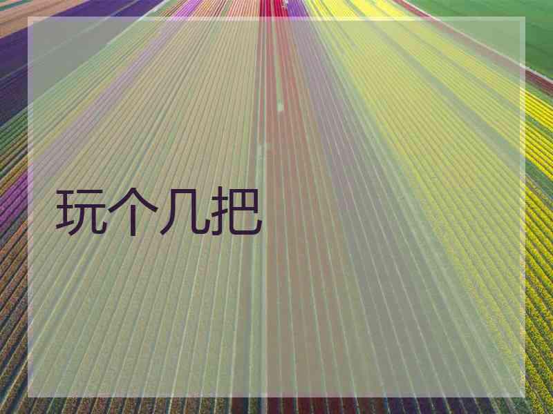 玩个几把