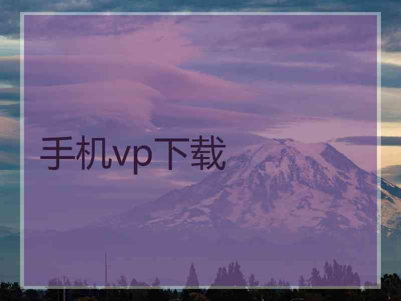 手机vp下载