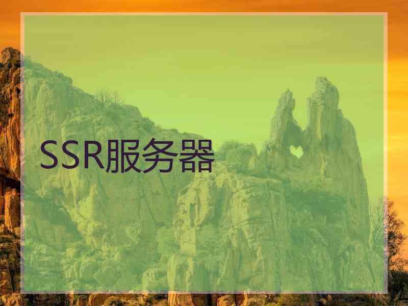 SSR服务器