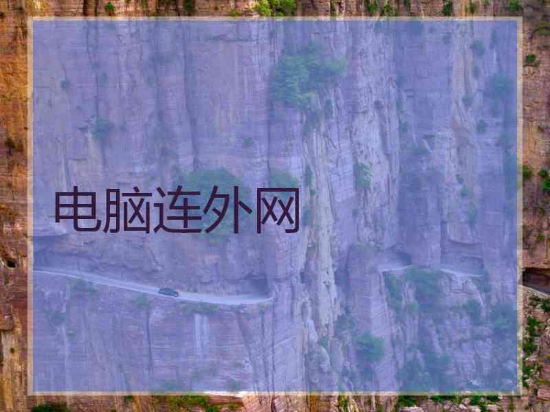 电脑连外网